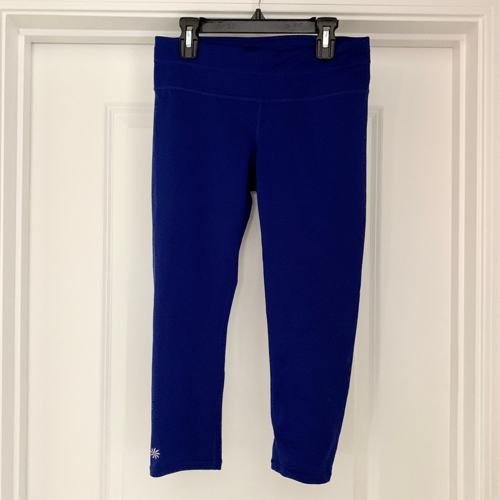 Athleta blue capri leggings
